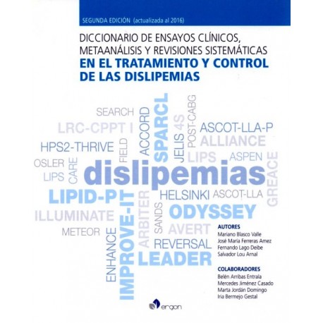 Diccionario de ensayos clínicos, metaanálisis y revisiones sistemáticas en el tratamiento y control de las dislipemias - Envío G