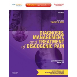 Diagnosis, Management, and Treatment of Discogenic Pain (ebook) - Envío Gratuito