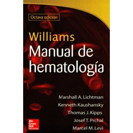 Williams. Manual de hematología - Envío Gratuito