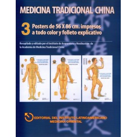 Medicina tradicional china 3 posters - Envío Gratuito