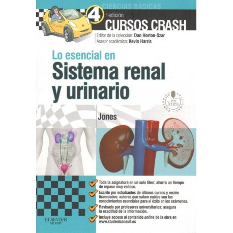 Cursos crash. Lo esencial en Sistema renal y urinario - Envío Gratuito