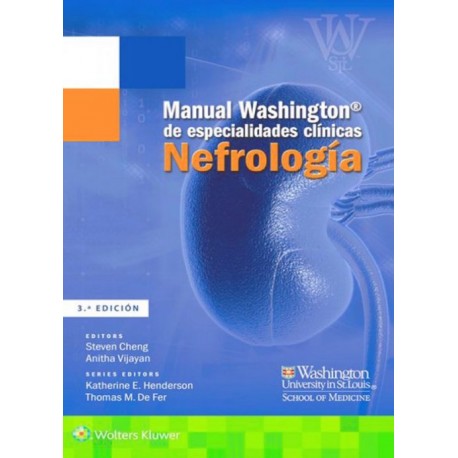 Manual Washington de especialidades clínicas Nefrología - Envío Gratuito