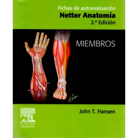 Fichas de autoevaluación: Netter anatomía. Miembros - Envío Gratuito